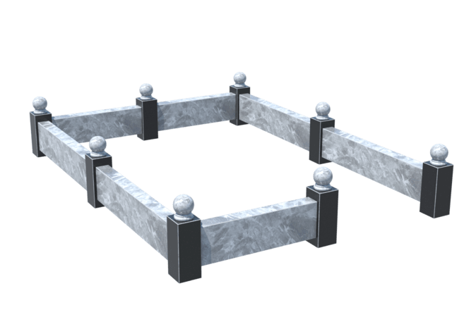 Цоколи на могилу в Новосибирске | Цоколь на могилу №0031