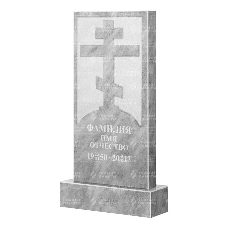 Памятники из мрамора в Новосибирске | Мраморный памятник ФМ-125