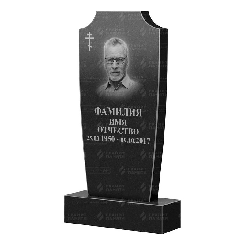 Памятники из гранита вертикальные в Новосибирске | Гранитный памятник ФГ-010