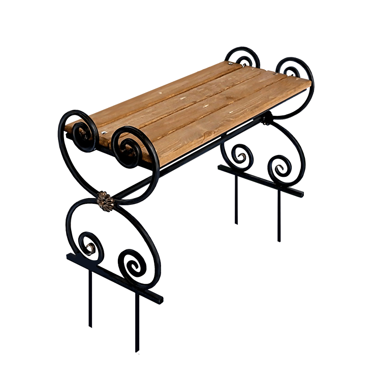 Кованые изделия в Новосибирске | Кованая скамейка СТ.001