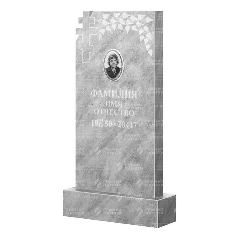 Памятники из мрамора в Новосибирске | Мраморный памятник ФМ-202