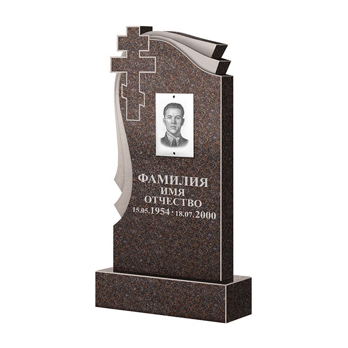 Гранитные памятники в Новосибирске | Памятник из гранита Елизовский ФГЦ-081