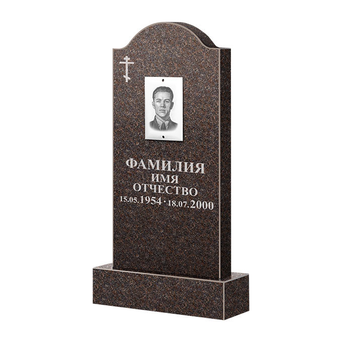 Памятники из цветного гранита в Новосибирске | Памятник из гранита Елизовский ФГЦ-012