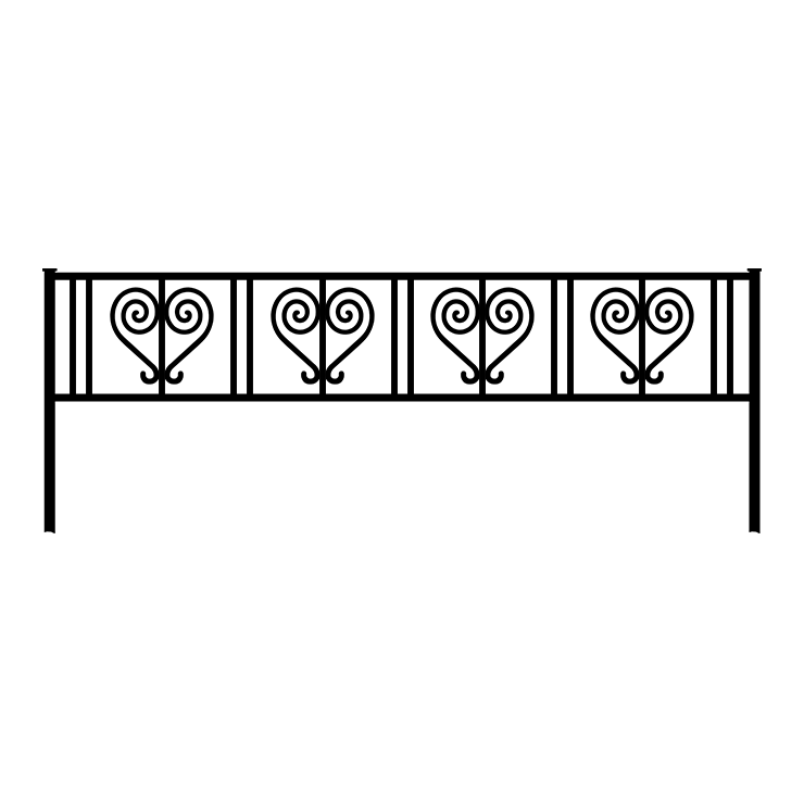 Кованые изделия в Новосибирске | Кованая оградка ОГ.005