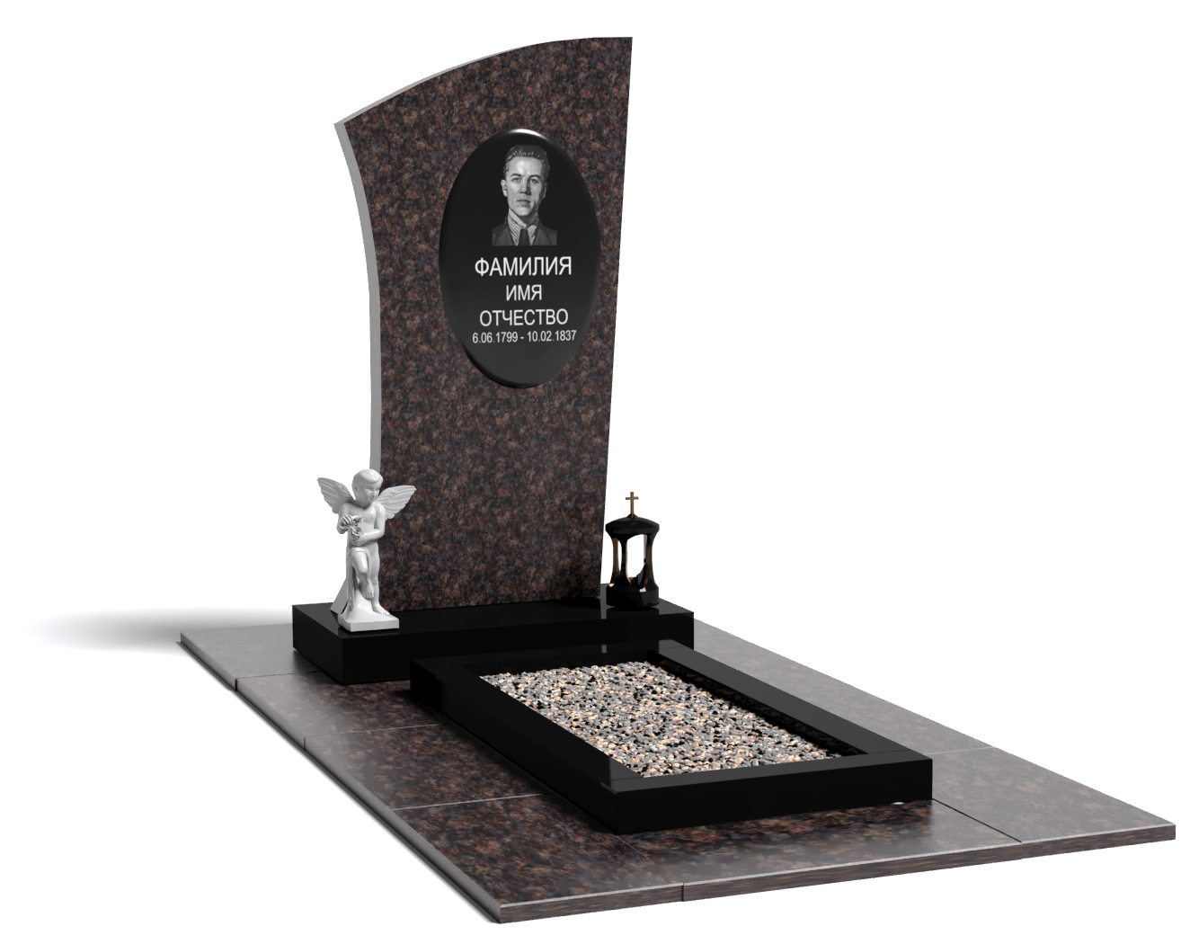 Одинарные мемориальные комплексы в Новосибирске | Мемориальный комплекс №14