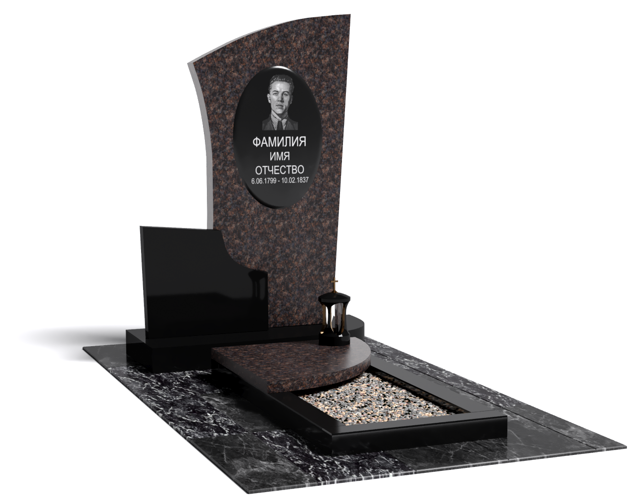 Одинарные мемориальные комплексы в Новосибирске | Мемориальный комплекс №13