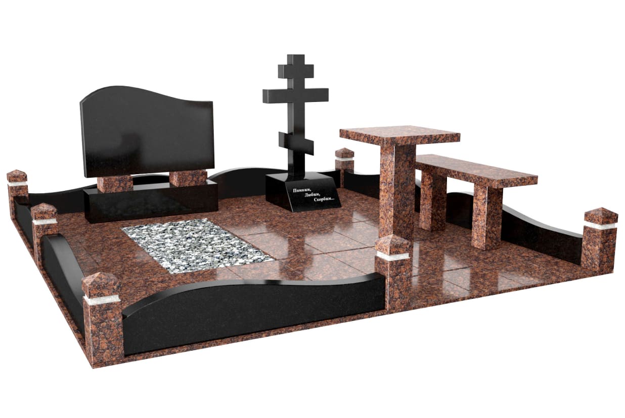 Одинарные мемориальные комплексы в Новосибирске | Мемориальный комплекс №25