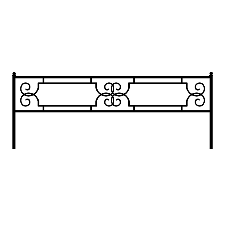 Кованые изделия в Новосибирске | Кованая оградка ОГ.004