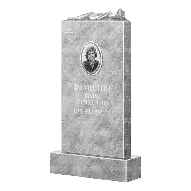Памятники из мрамора в Новосибирске | Мраморный памятник ФМ-105