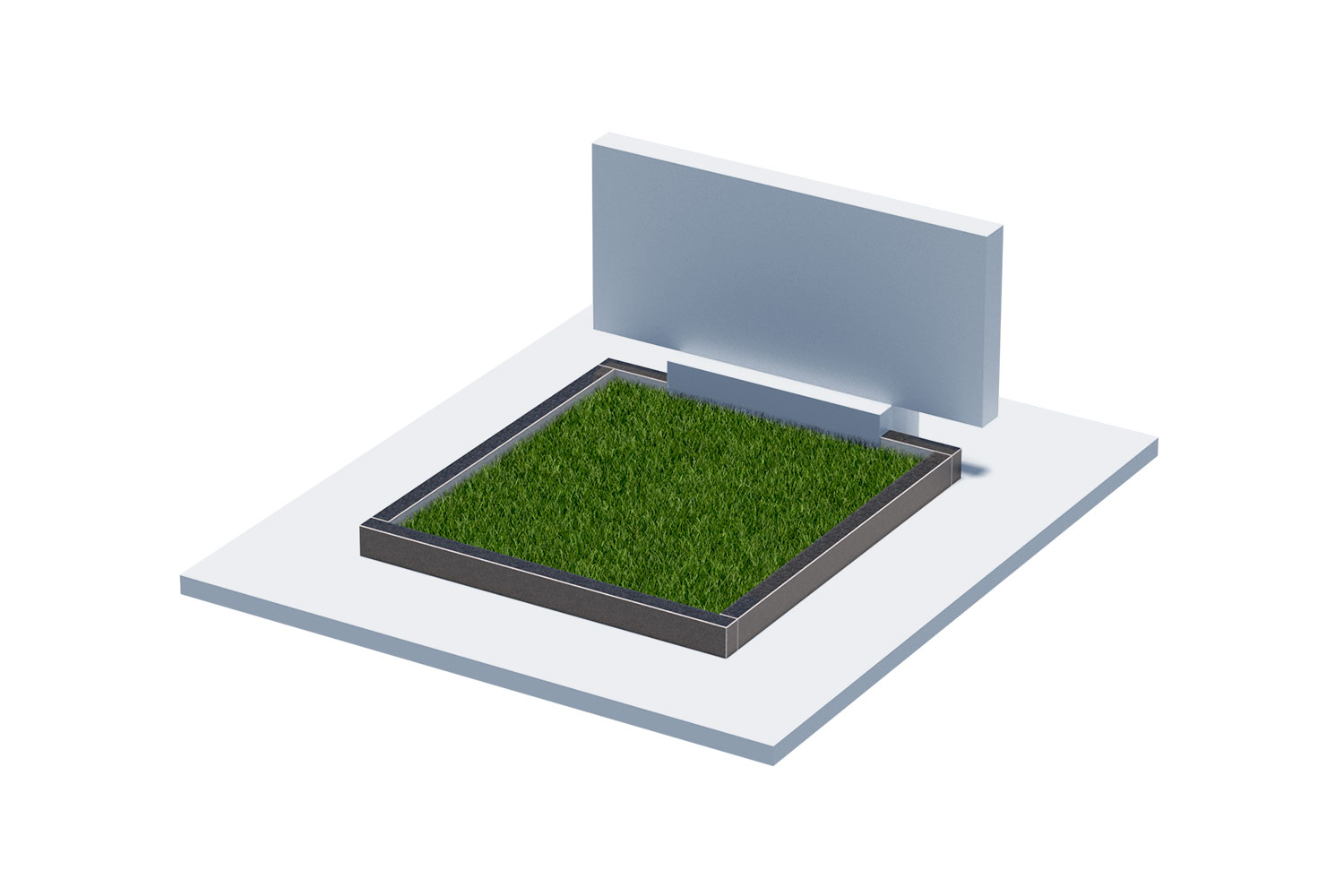 Цветники и надгробные плиты в Новосибирске | Цветник Общий