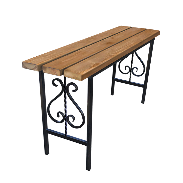 Кованые изделия в Новосибирске | Кованая скамейка СТ.003