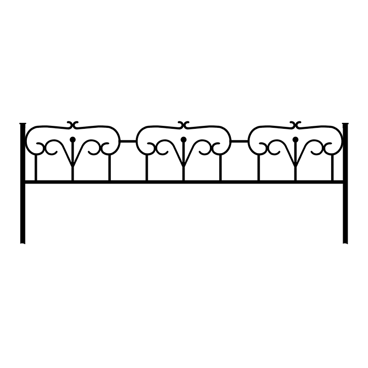 Металлические оградки, столы, скамейки в Новосибирске | Оградка №2