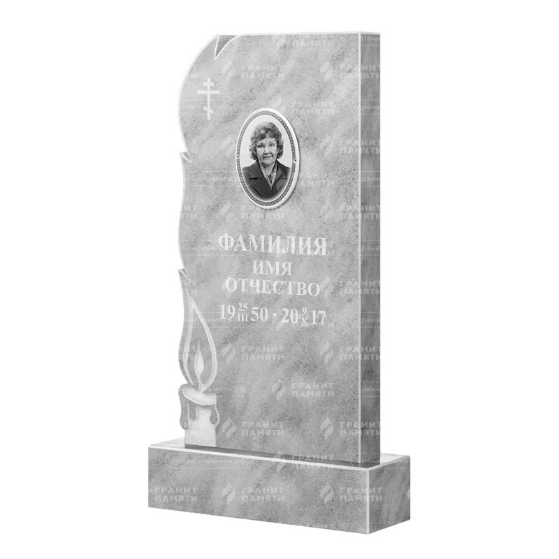 Памятники из мрамора в Новосибирске | Мраморный памятник ФМ-106