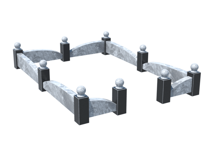 Цоколи на могилу в Новосибирске | Цоколь на могилу №0040