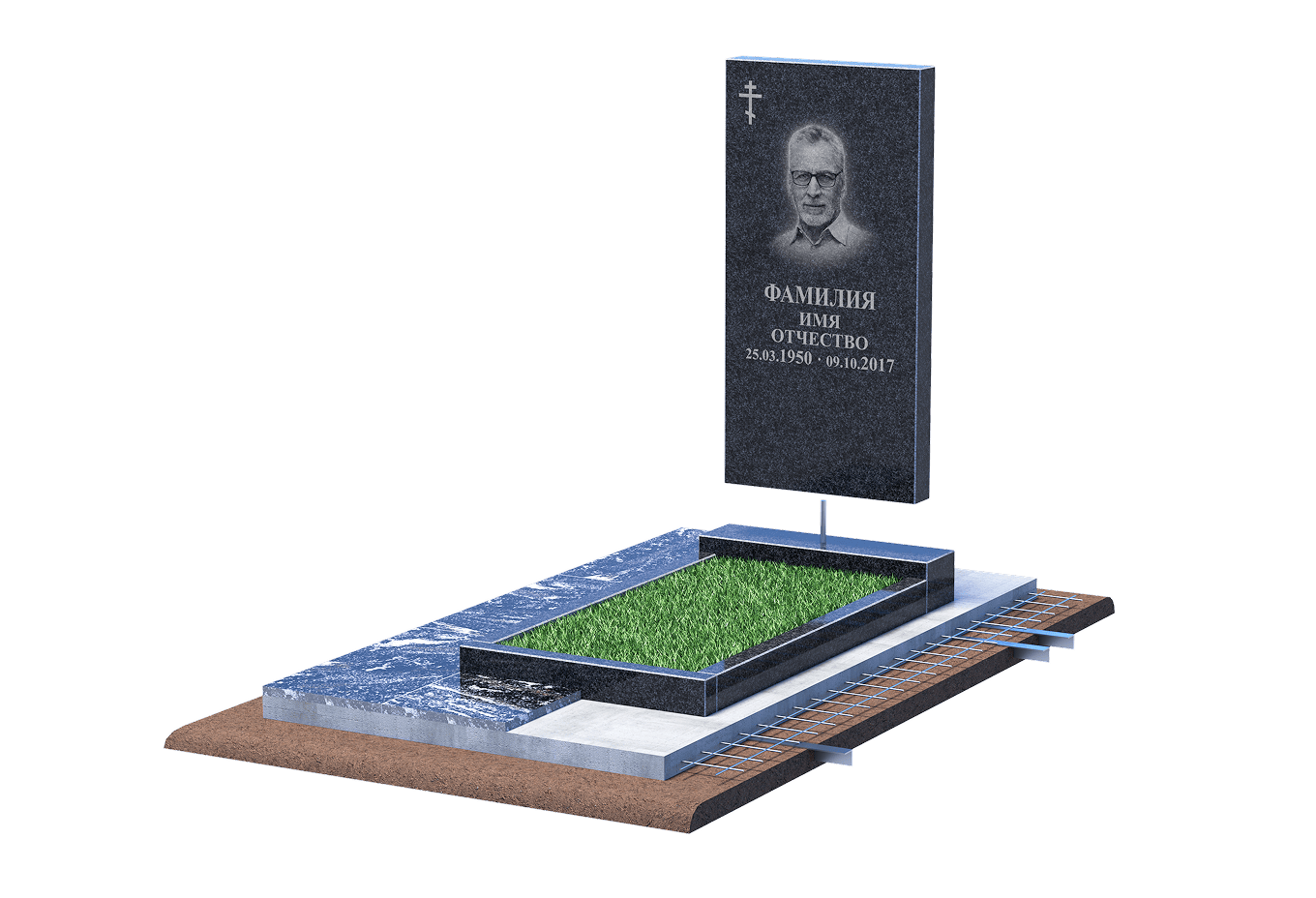 Установка памятника в Новосибирске