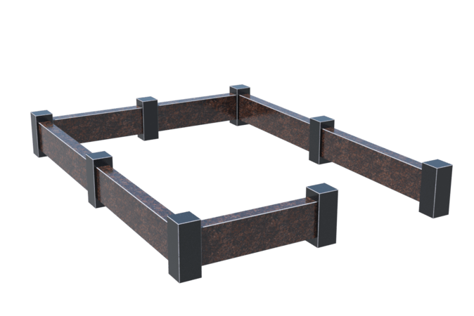 Цоколи на могилу в Новосибирске | Цоколь на могилу №0033