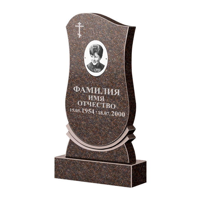 Гранитные памятники в Новосибирске | Памятник из гранита Елизовский ФГЦ-056