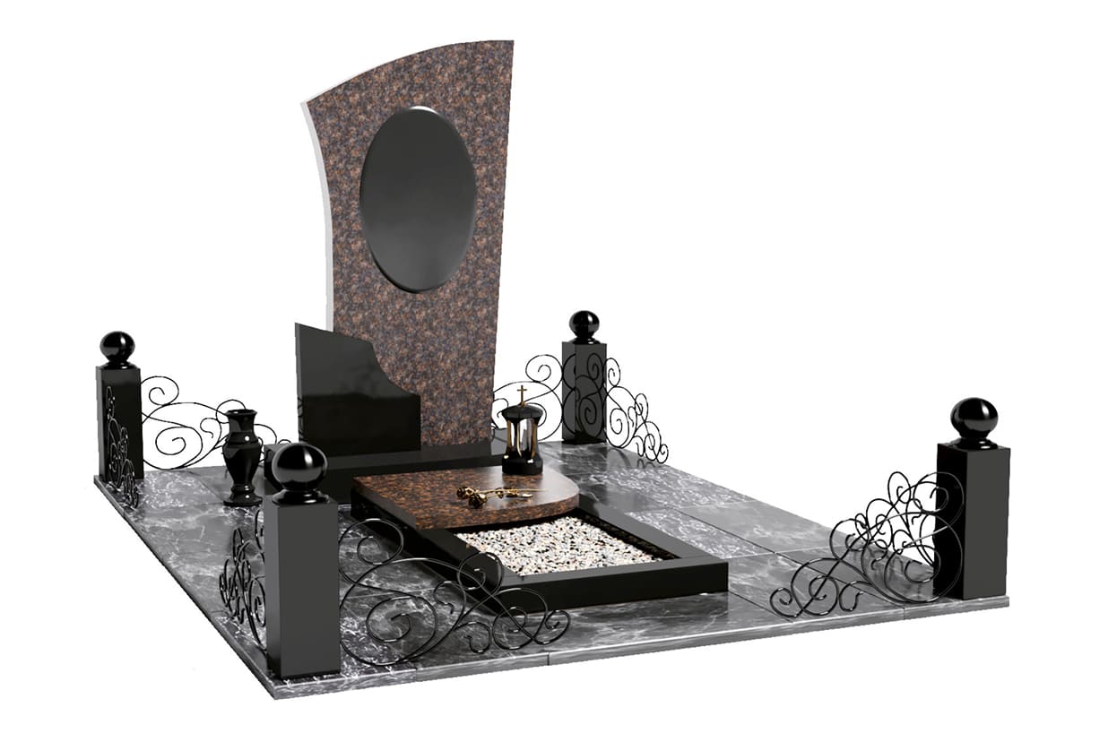 Одинарные мемориальные комплексы в Новосибирске | Мемориальный комплекс №12