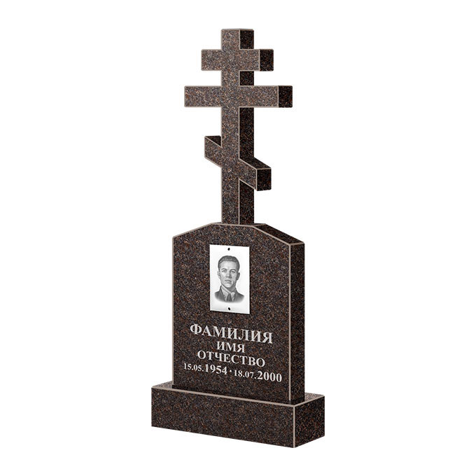 Гранитные памятники в Новосибирске | Памятник из гранита Елизовский ФГЦ-099