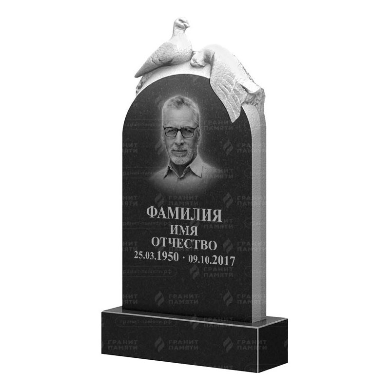 Памятники из гранита с птицами в Новосибирске | Гранитный памятник ФГ-109