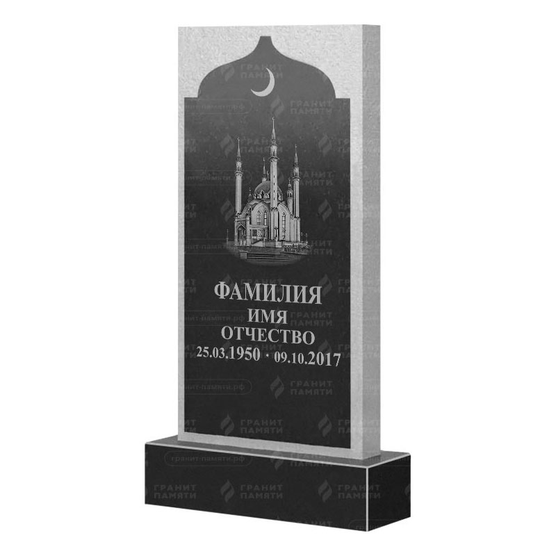 Мусульманские памятники на могилу в Новосибирске | Гранитный памятник ФГ-167