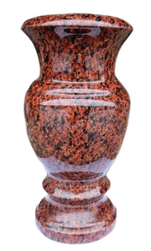 Вазы из камня в Новосибирске | Ваза гранитная «Цветная»