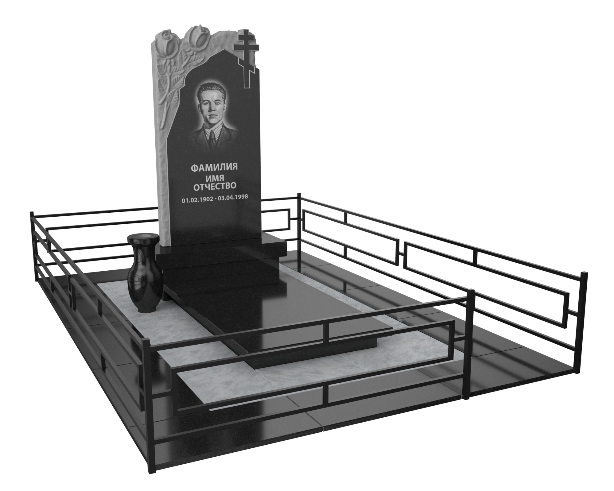 Одинарные мемориальные комплексы в Новосибирске | Мемориальный комплекс №28