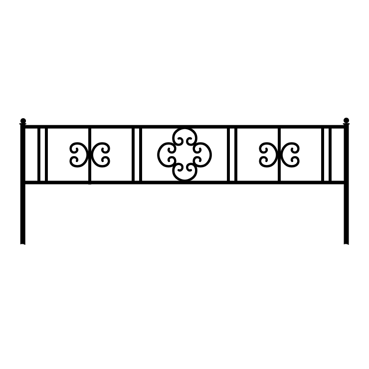 Кованые изделия в Новосибирске | Кованая оградка ОГ.006