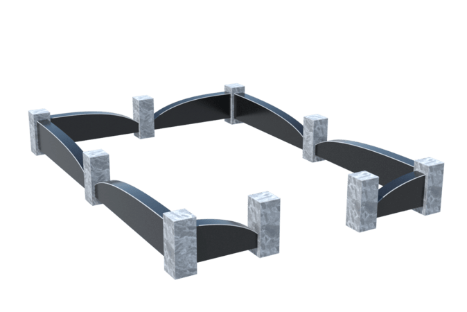 Цоколи на могилу в Новосибирске | Цоколь на могилу №0041