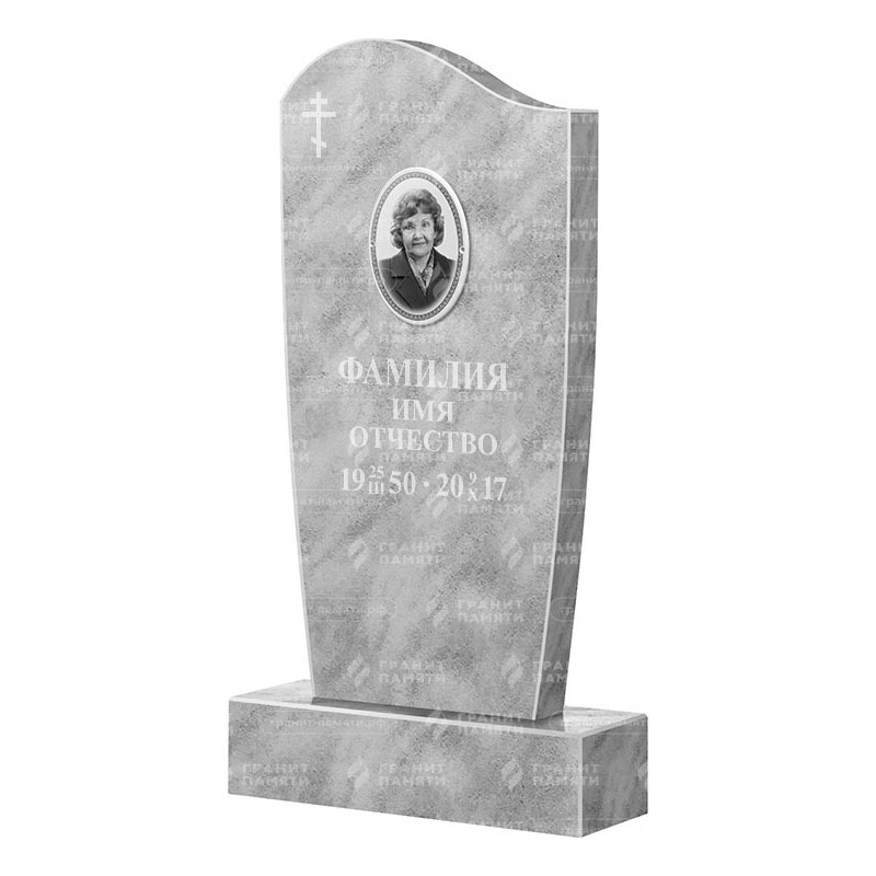 Бюджетные памятники в Новосибирске | Мраморный памятник ФМ-031