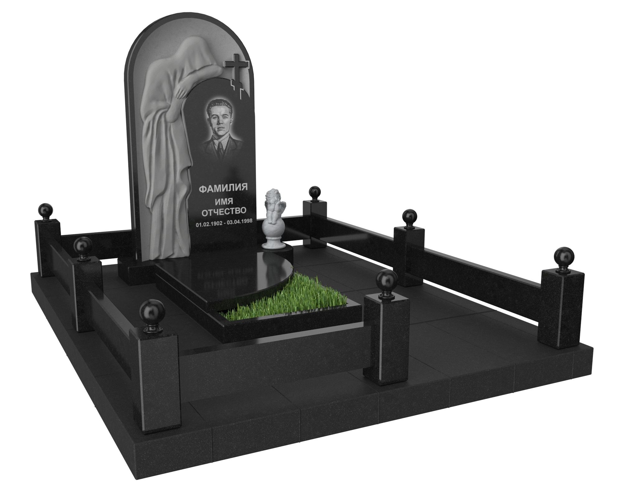 Одинарные мемориальные комплексы в Новосибирске | Мемориальный комплекс №27