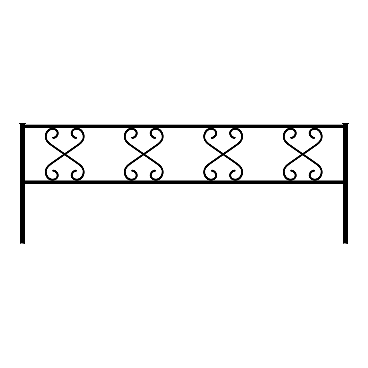 Металлические оградки, столы, скамейки в Новосибирске | Оградка №1