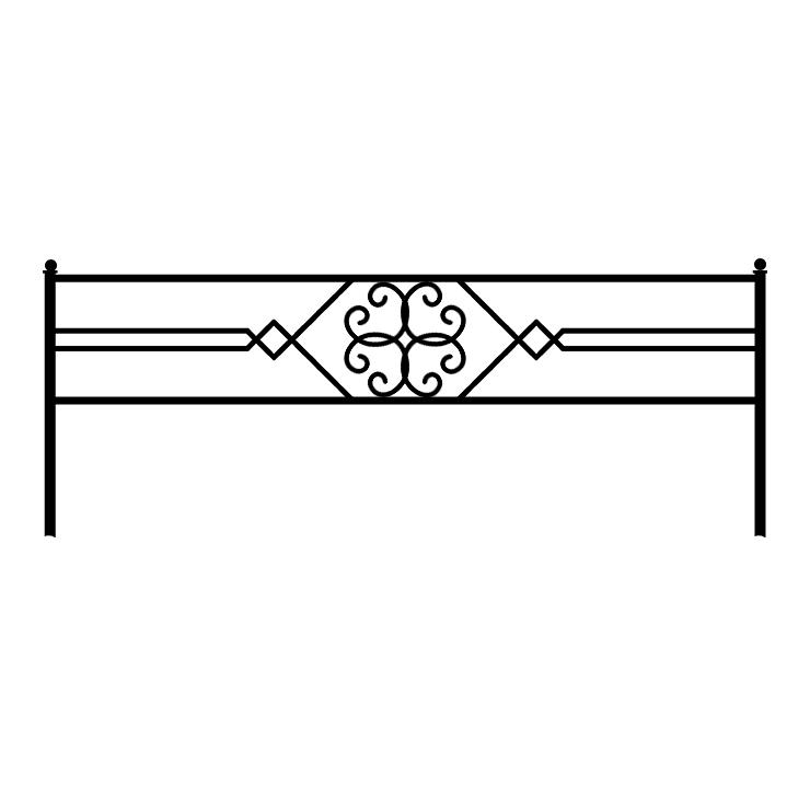 Кованые изделия в Новосибирске | Кованая оградка ОГ.003