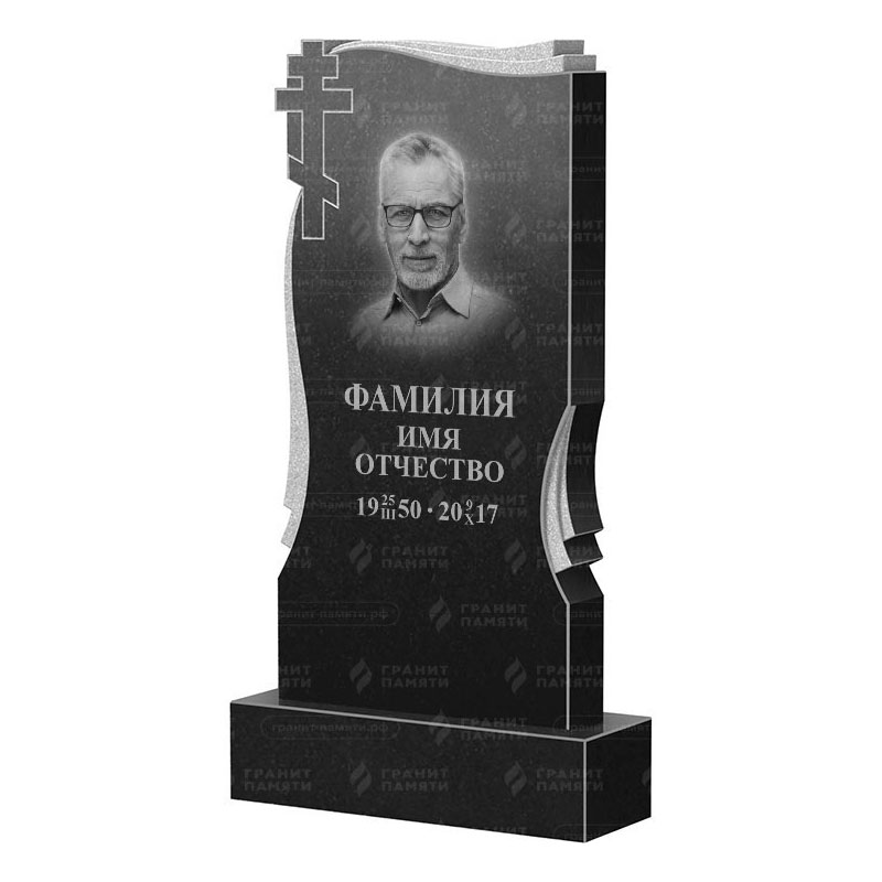 Памятники из гранита вертикальные в Новосибирске | Гранитный памятник ФГ-185